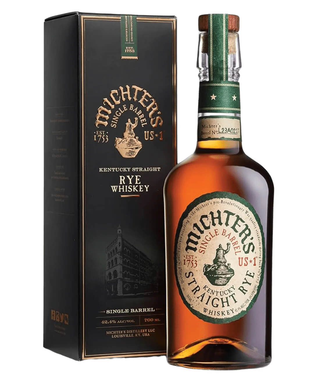 Michter's U.S. Number 1 Rye Whiskey, 70 cl Whisky 39383009591