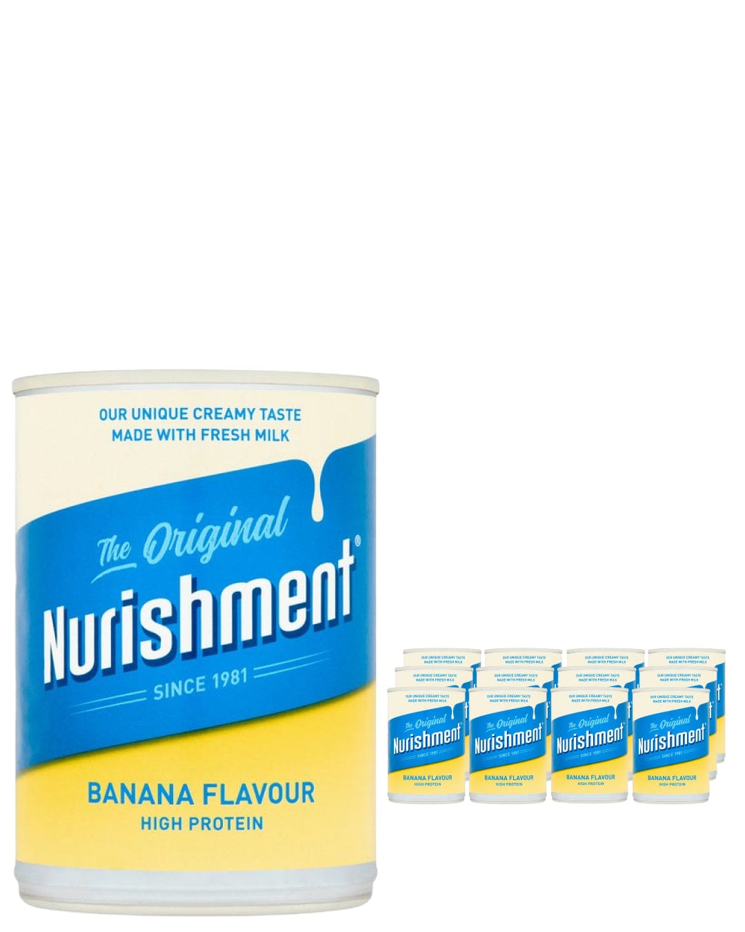 Nurishment The Original Banana Flavour Multipack, 12 x 400 g Soft Drinks & Mixers