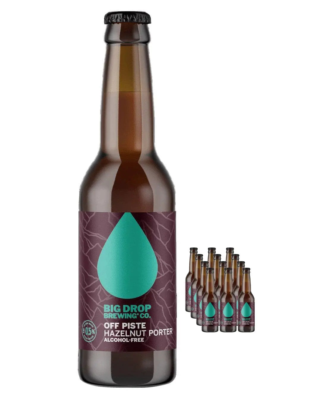 Off-Piste Hazelnut Porter, Big Drop Brewing Multipack, 12 x 330 ml Beer