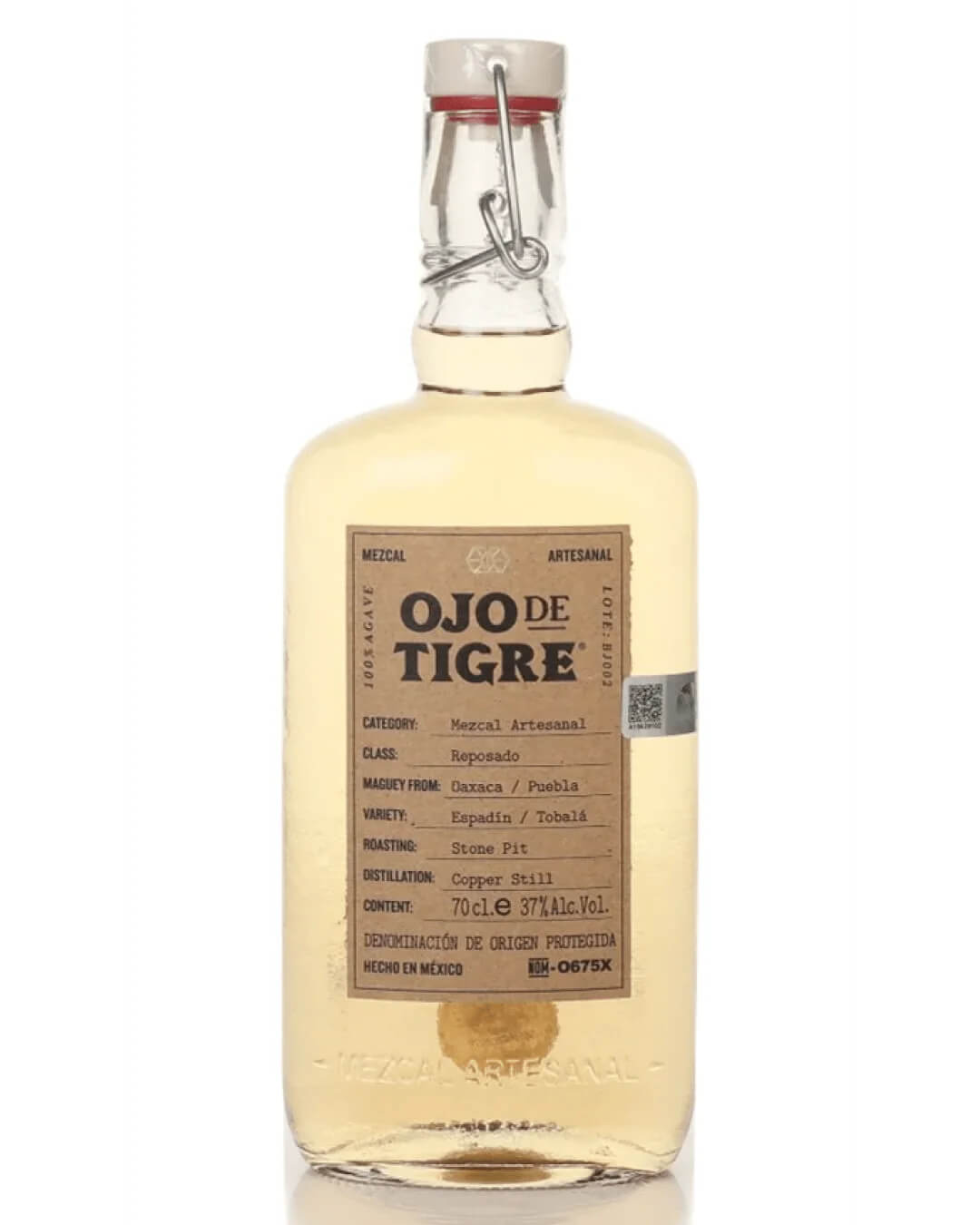 Ojo de Tigre Artesanal Reposado Mezcal, 70 cl Tequila & Mezcal