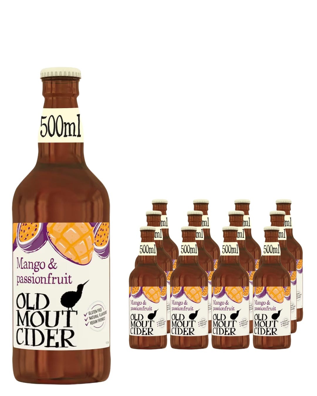 Old Mout Mango & Passionfruit Cider Multipack, 12 x 500 ml Cider