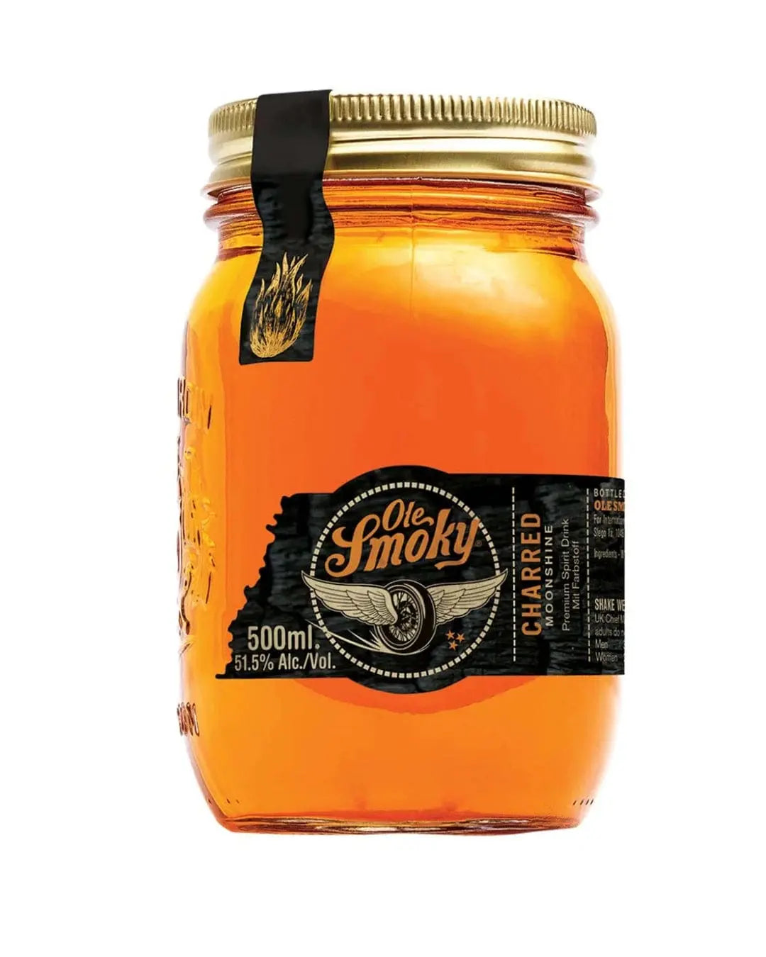 Ole Smoky Moonshine Charred, 50 cl Whisky