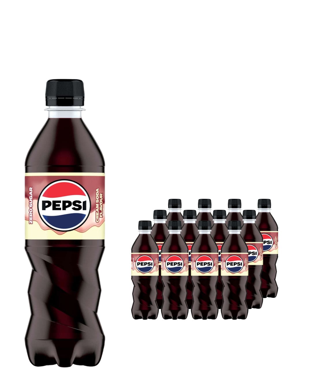 Pepsi Cream Soda Multipack, 12 x 500 ml Soft Drinks & Mixers