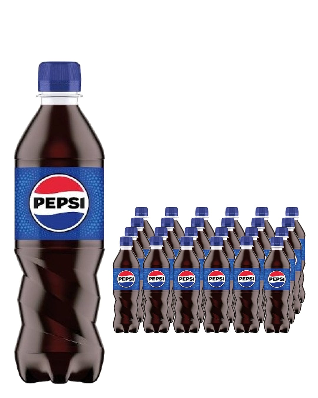Pepsi Original Soft Drink Multipack, 24 x 500 ml Soft Drinks & Mixers