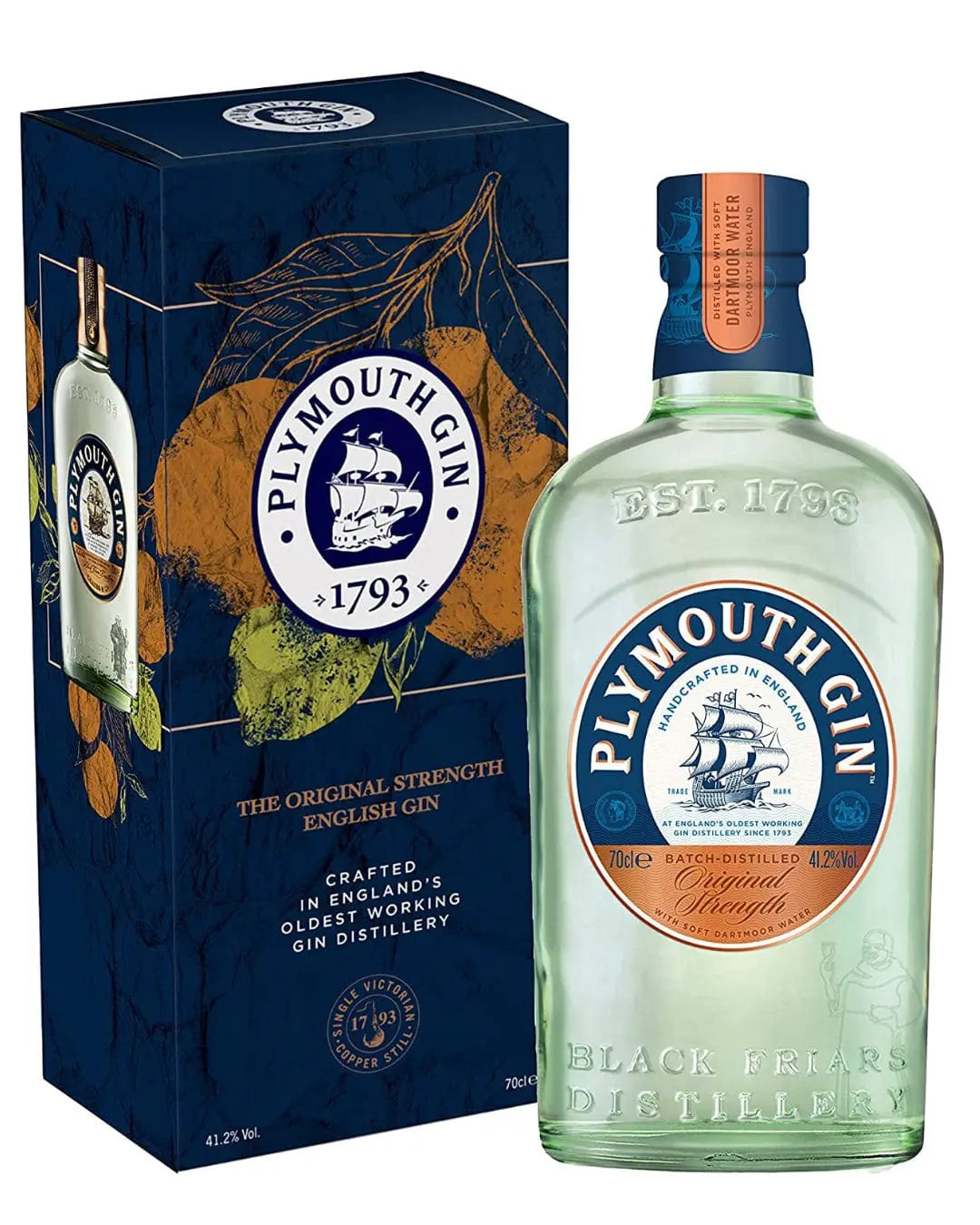 plymouth gin gift box, 70 cl Gin 5000299608005
