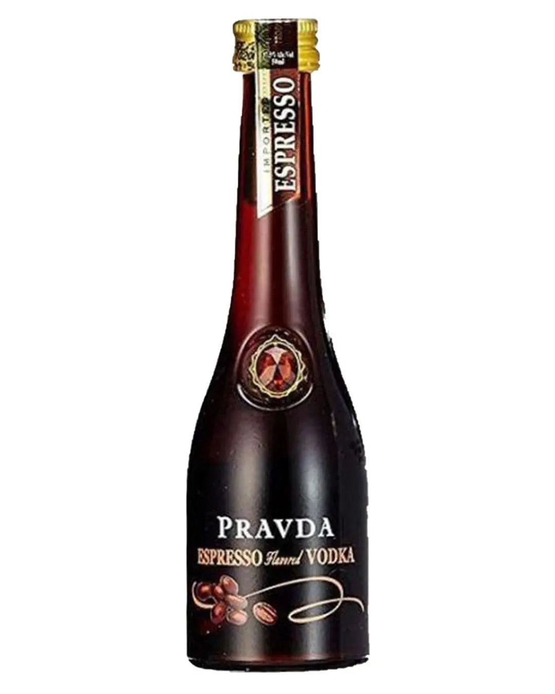 Pravda Ultra Premium Polish Espresso Vodka Miniature, 5 cl Spirit Miniatures 5901811521102