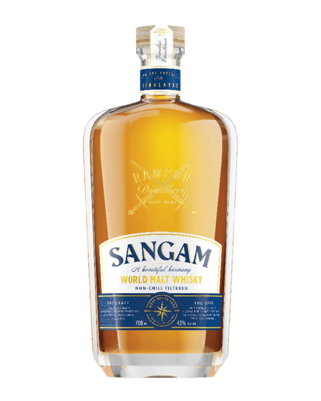 Rampur Sangam World Malt Whisky, 70 cl Whisky