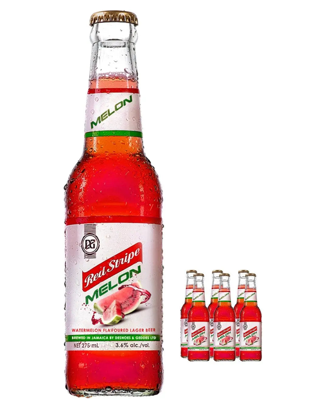 Red Stripe Melon Premium Lager Multipack, 6 x 275 ml Beer