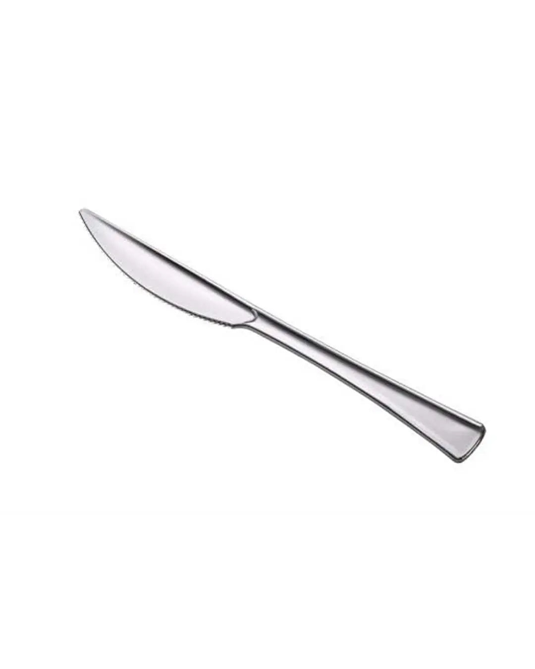 Silver Plastic Knives Pack Size 12 Partyware 5033298006176