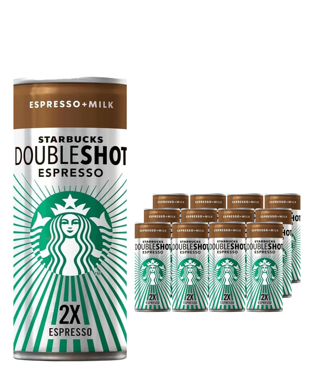 Starbucks Doubleshot Espresso Iced Coffee Can Multipack, 12 x 200 ml spirits