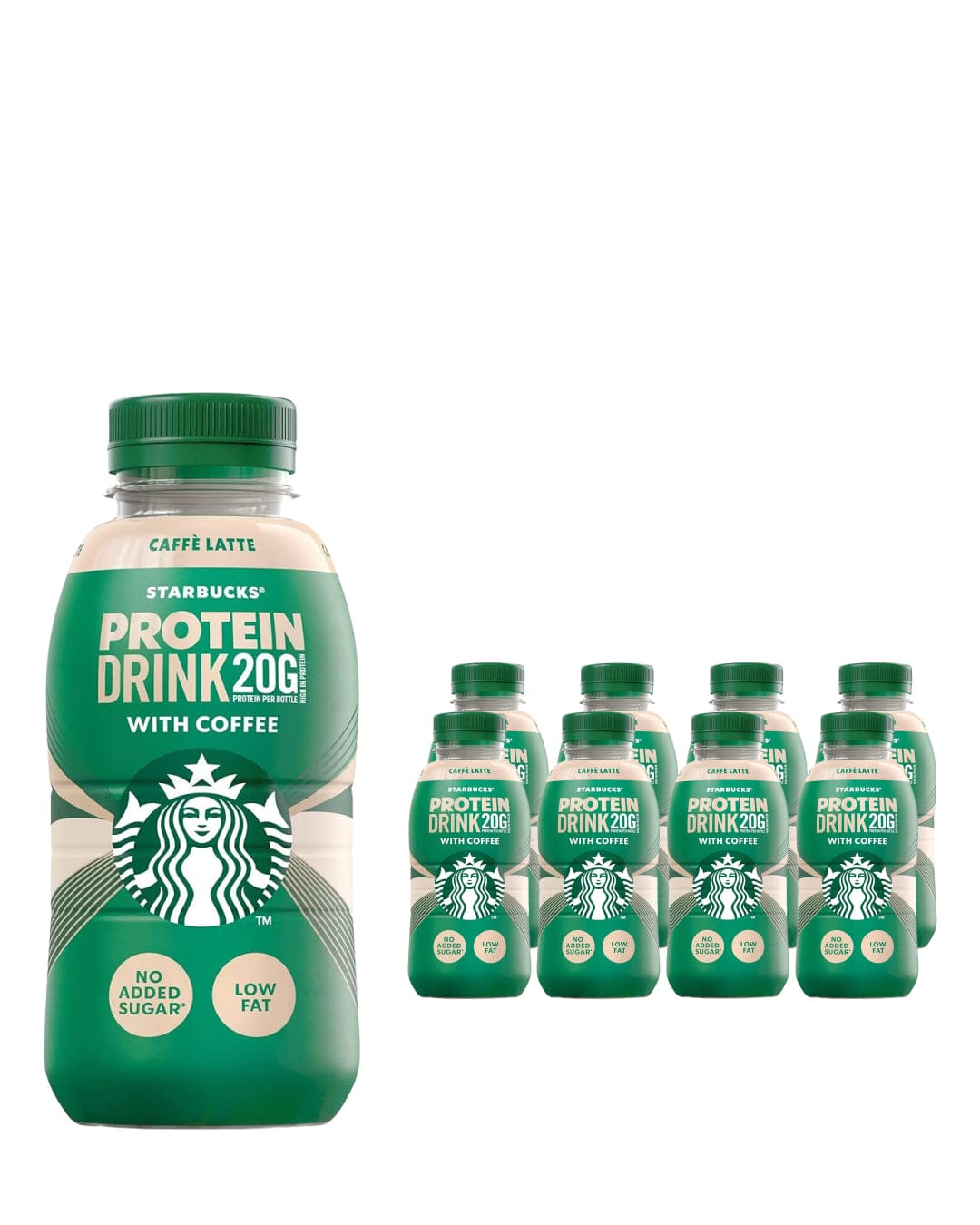 Starbucks Protein Drink with Coffee Caffe Latte Multipack, 8 x 330 ml Soft Drinks & Mixers