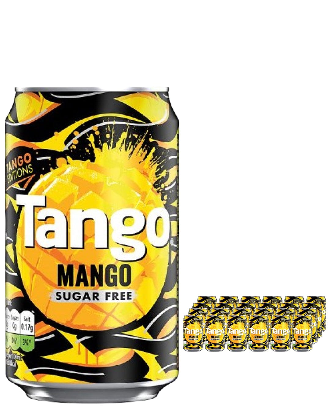 Tango Mango Sugar Free Can Multipack, 24 x 330 ml Soft Drinks & Mixers