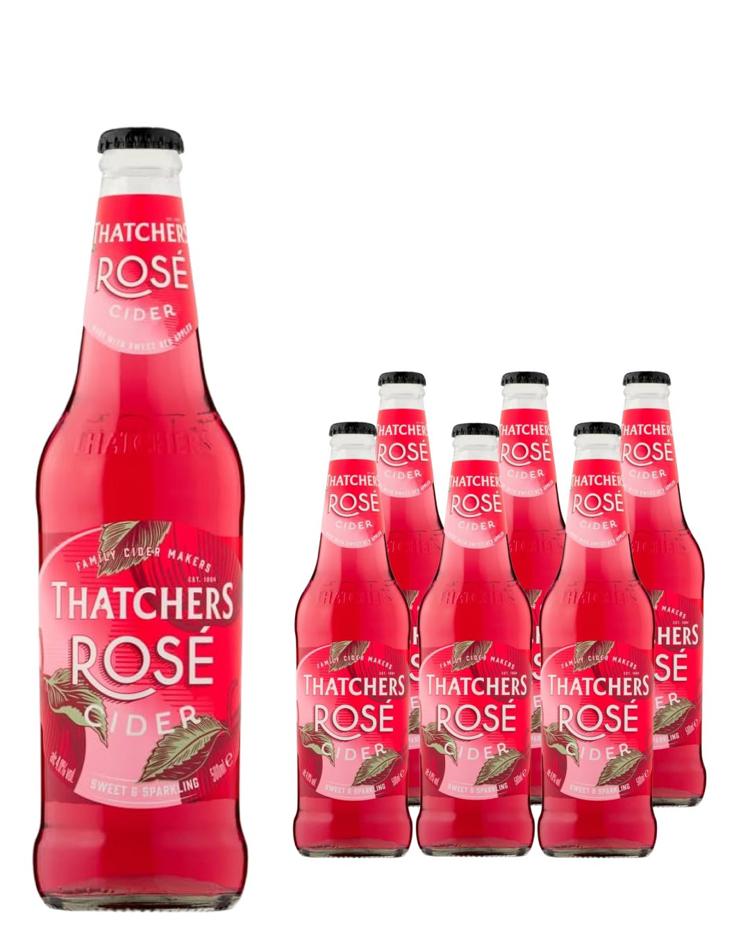 Thatchers Rosé Cider Multipack, 6 x 500 ml Cider 5020628001475