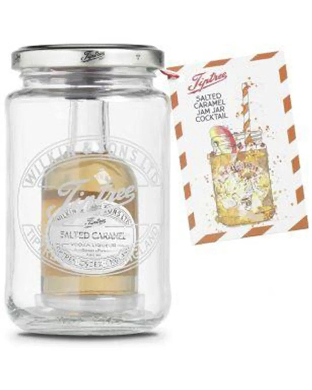 Tiptree English Caramel Vodka Jam Jar Cocktail, 5 cl Spirit Miniatures 043647001542