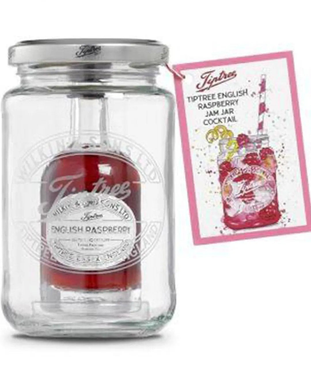 Tiptree English Raspberry Jam Jar Cocktail, 5 cl Ready Made Cocktails 043647138026