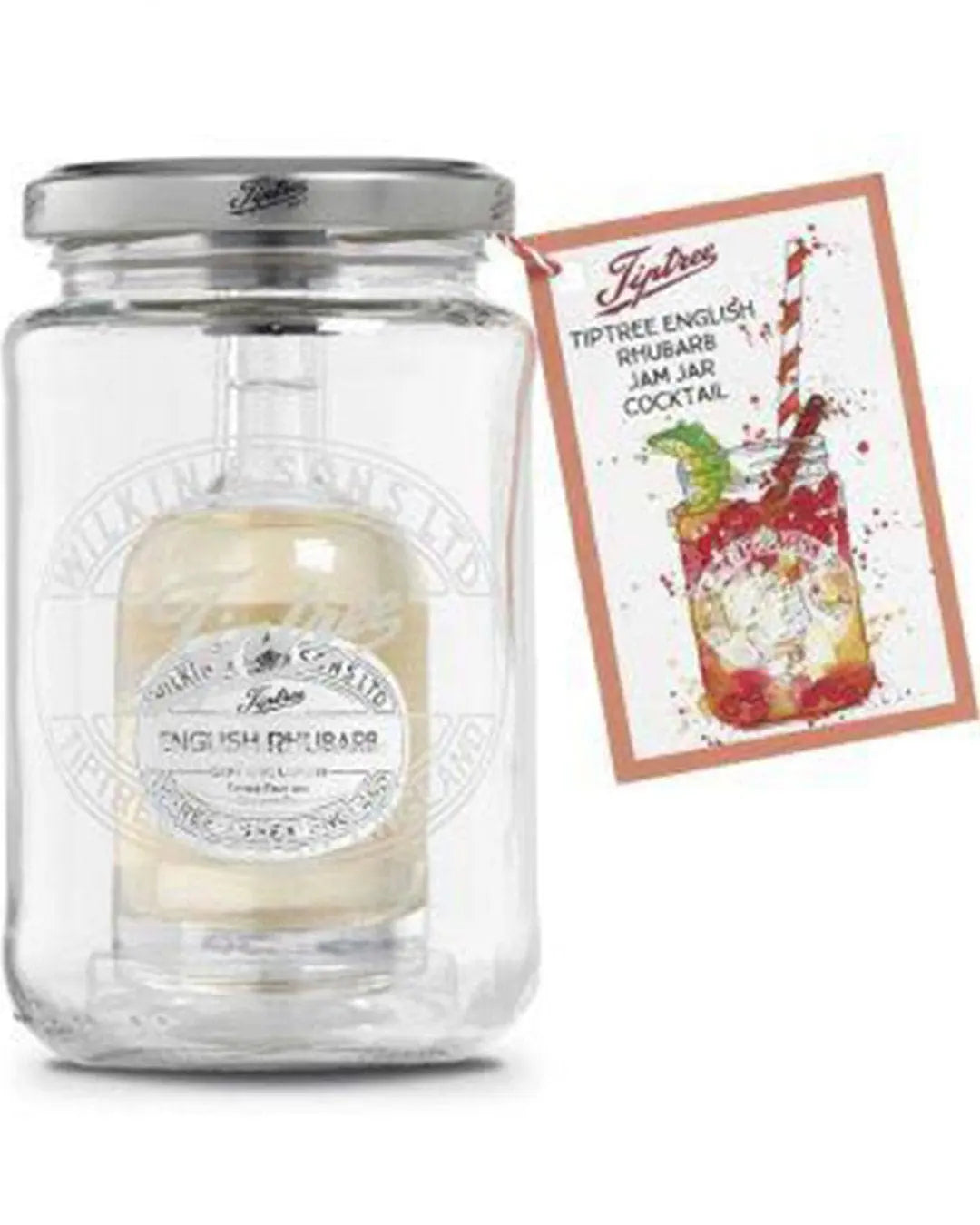 Tiptree English Rhubarb Jam Jar Cocktail, 5 cl Ready Made Cocktails 043647348029