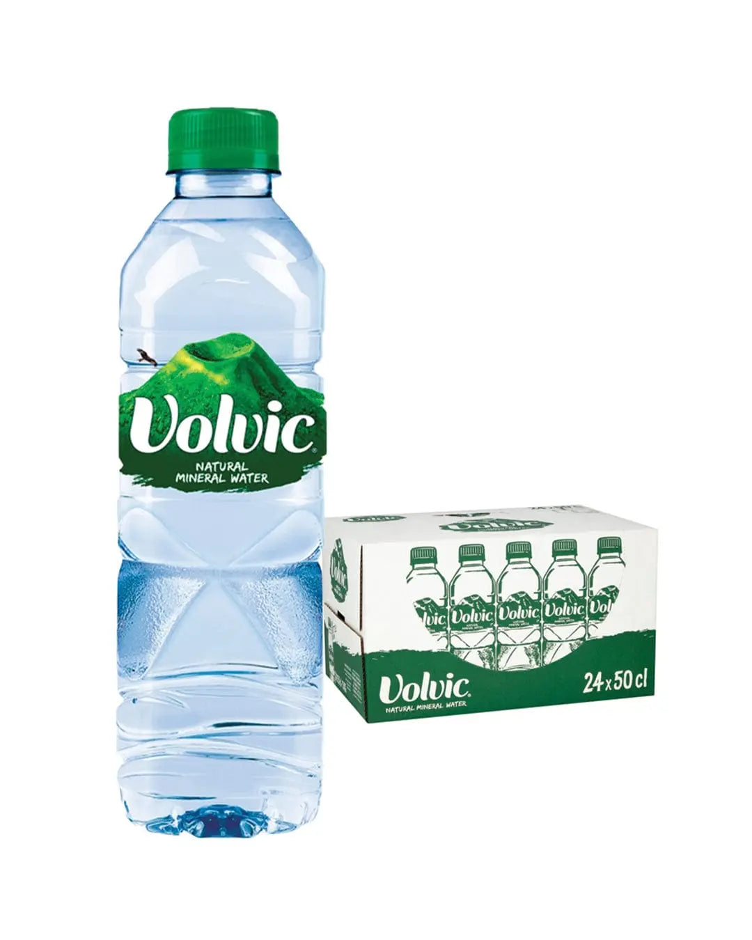 Volvic Still Mineral Water Plastic Bottle Multipack, 24 x 500 ml Water