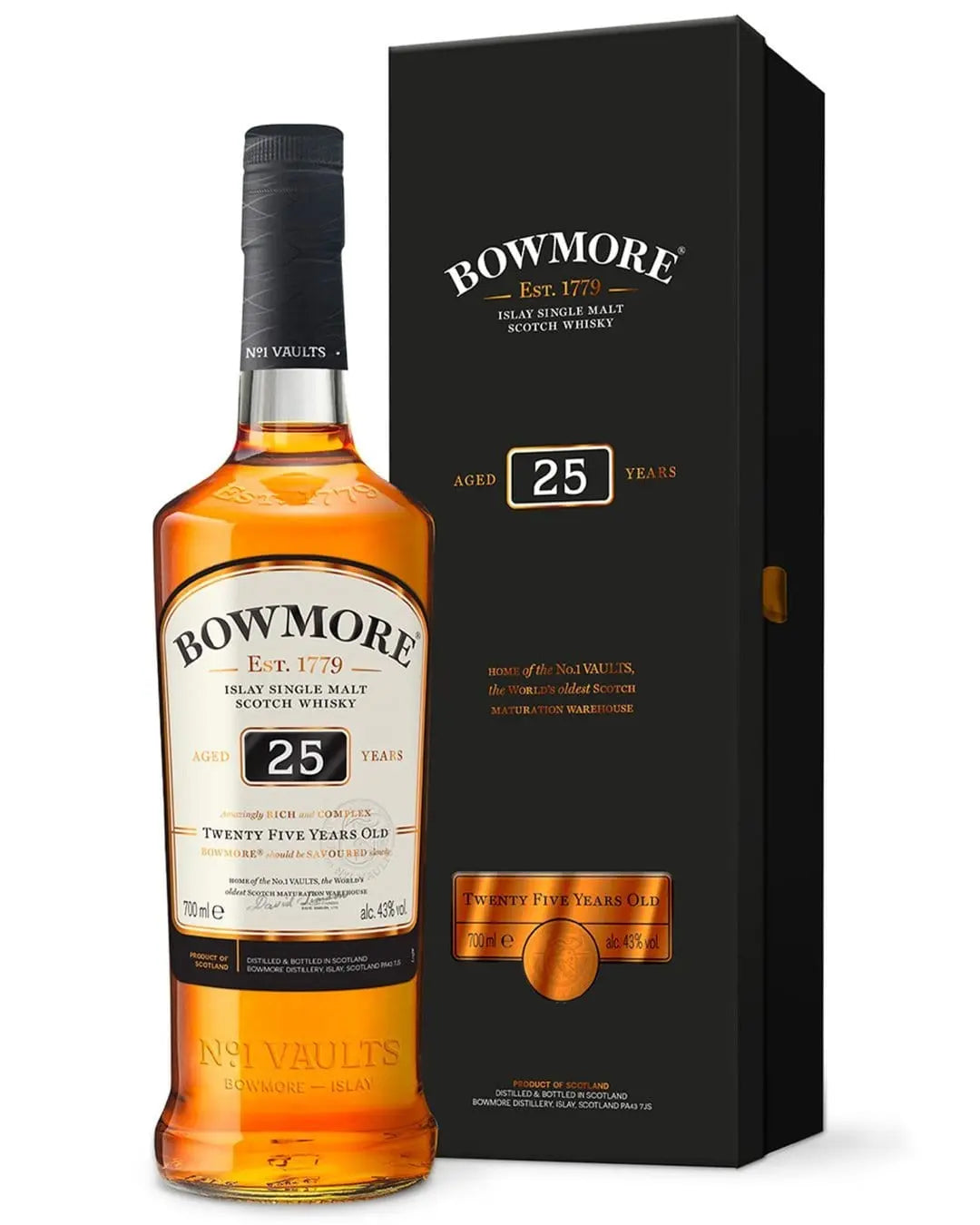 Bowmore 25 Year Old Malt Whisky, 70 cl Whisky 5010496150825