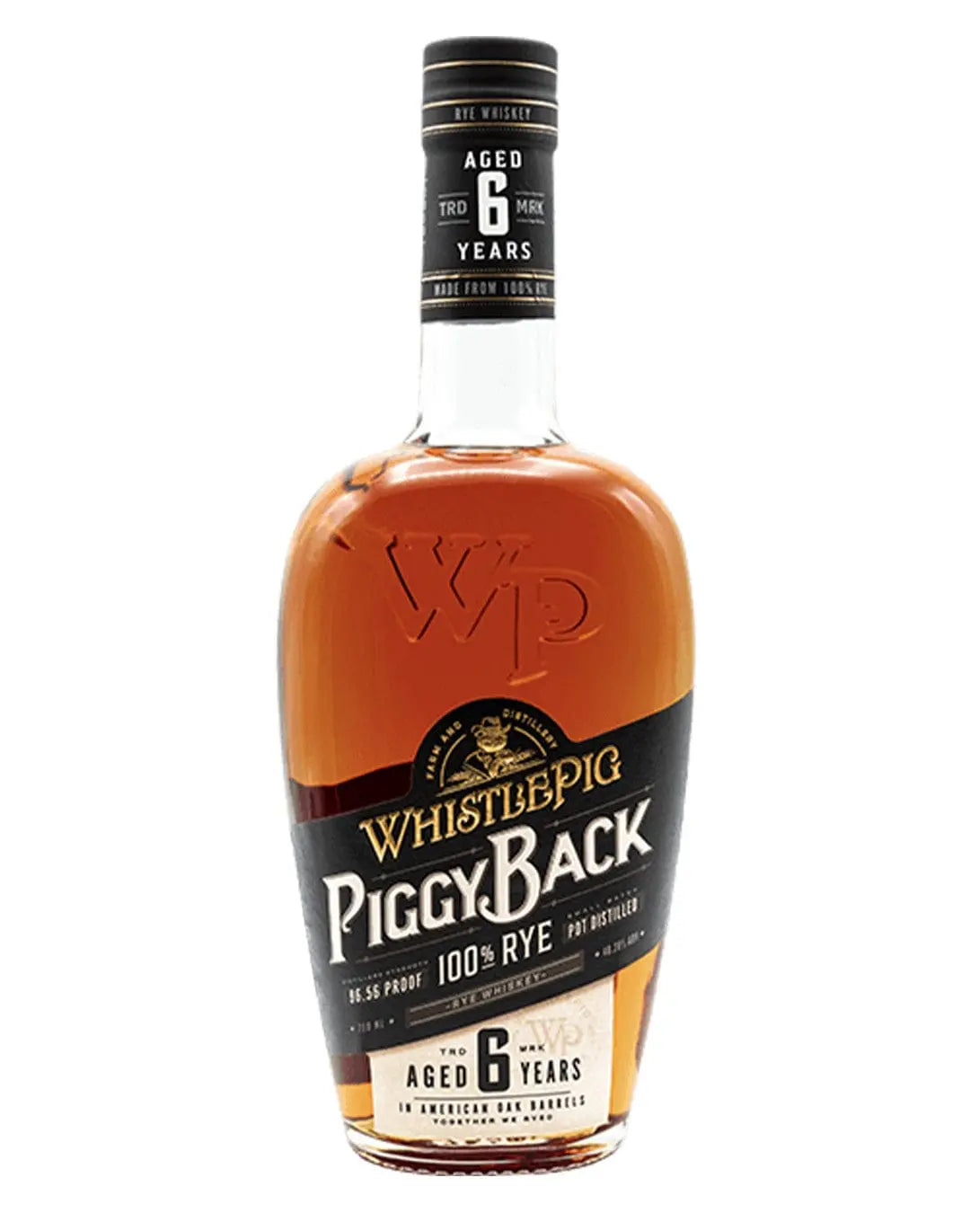 WhistlePig PiggyBack 100% Rye 6 Year Old Whiskey, 70 cl Whisky