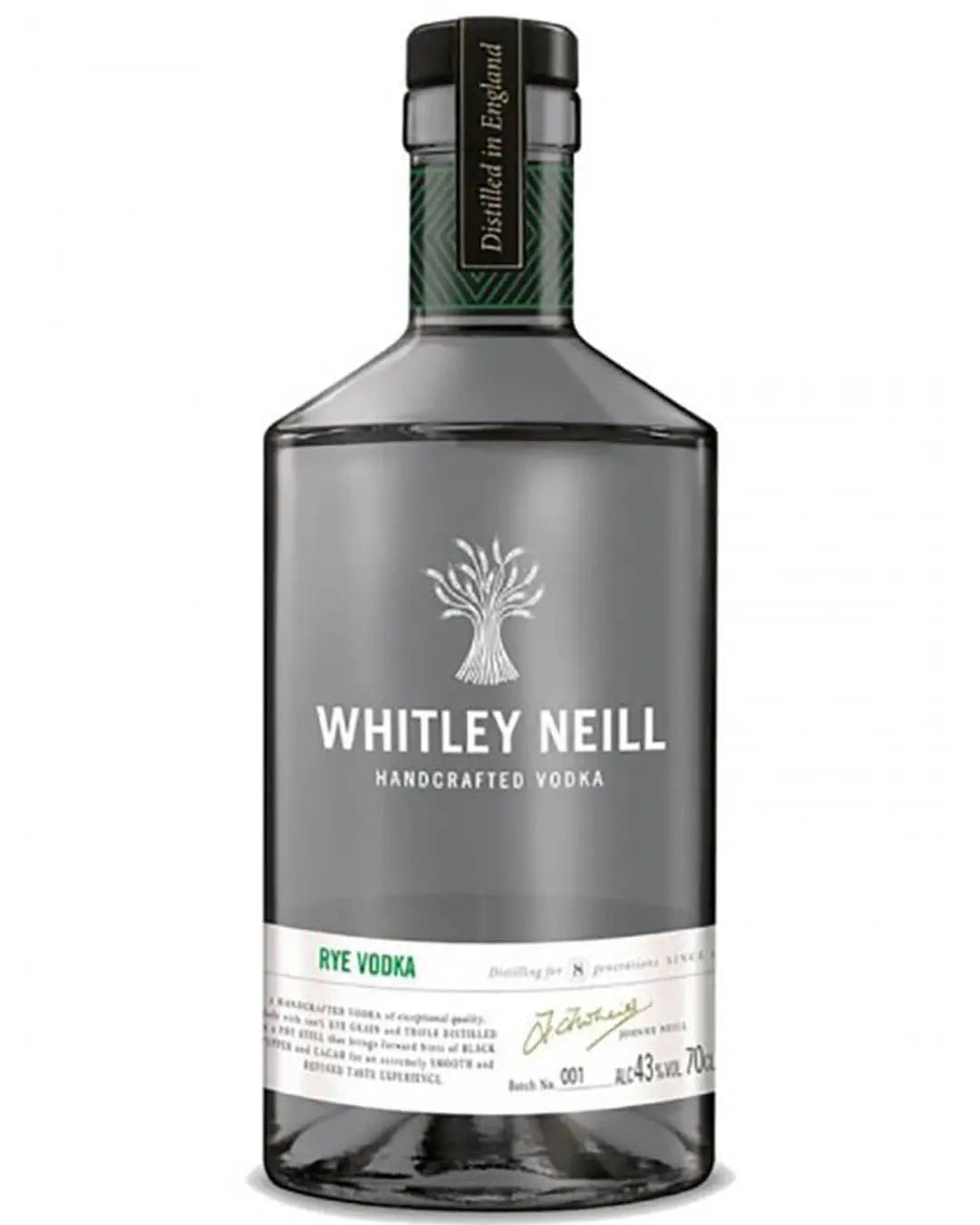 Whitley Neill Rye Vodka, 70 cl Vodka