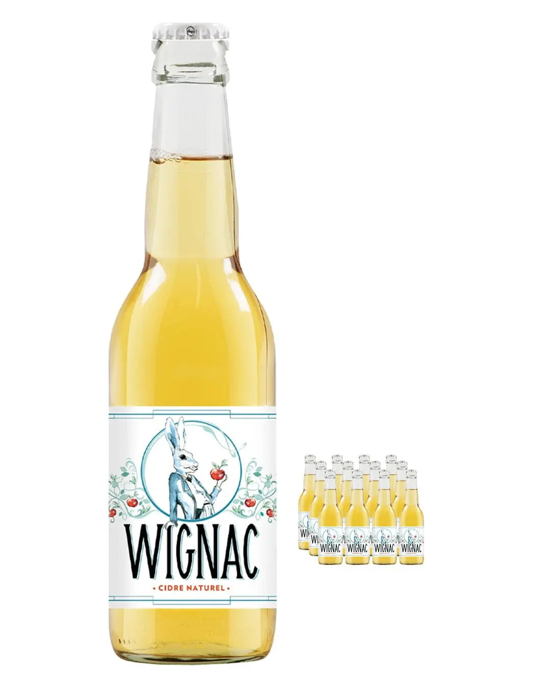 Wignac Cidre Blanc, Le Lievre Multipack, 12 x 330 ml Cider