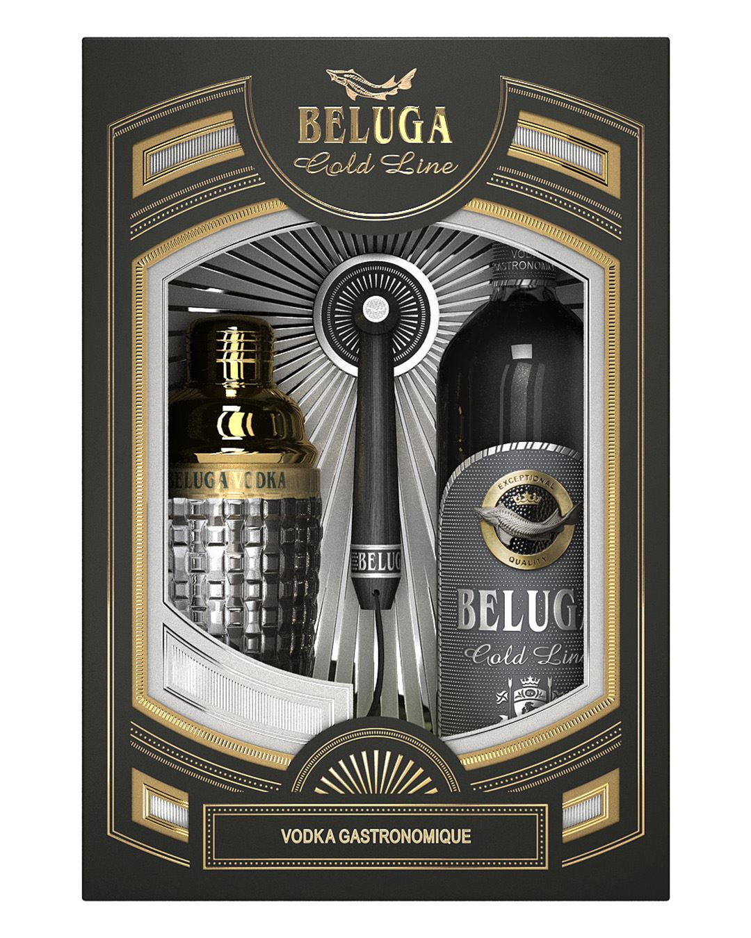 Beluga Gold Line Cocktail Shaker Giftset, 70 cl