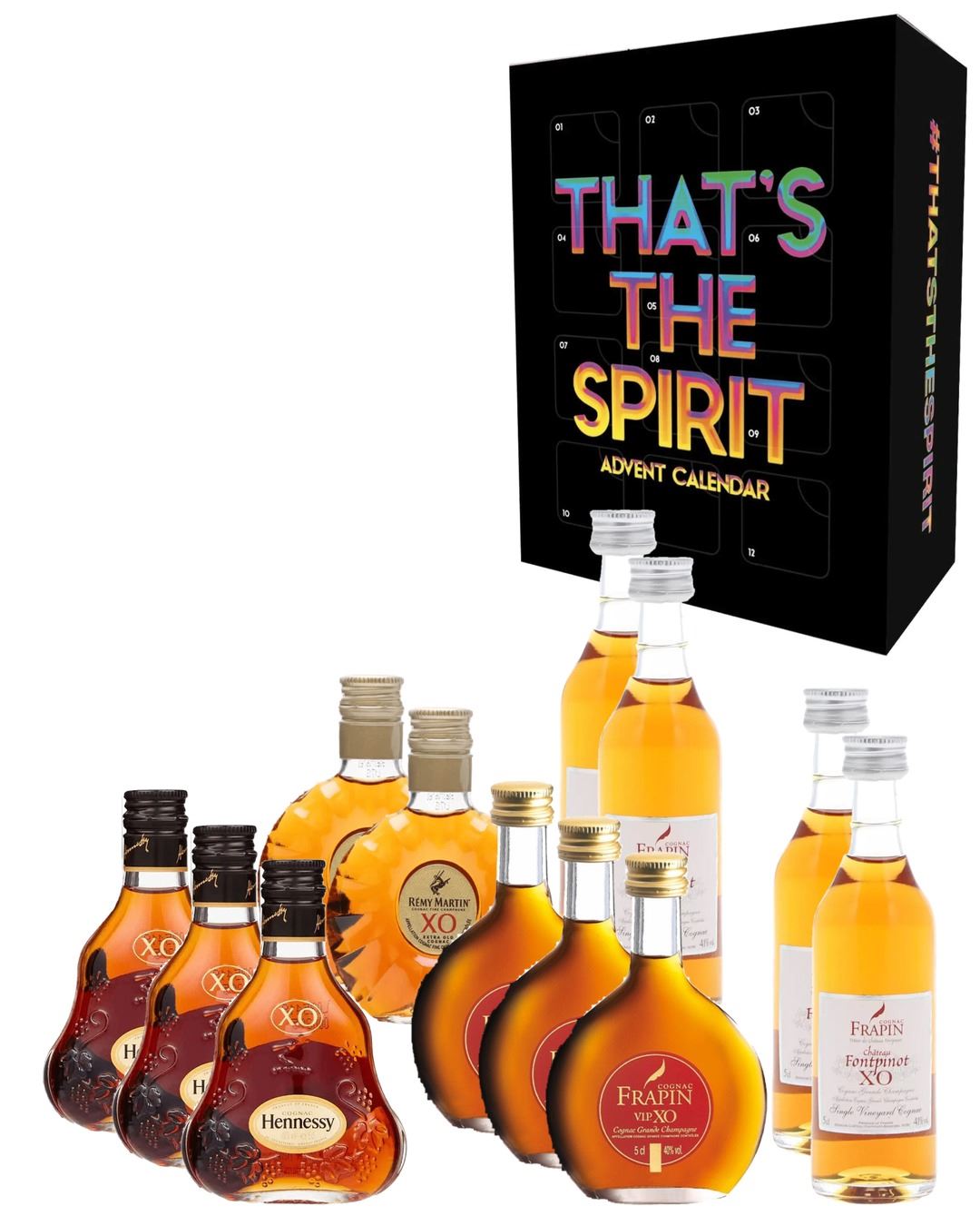 That's the Spirit Luxury XO Cognac Advent Calendar, 12 x 5 cl