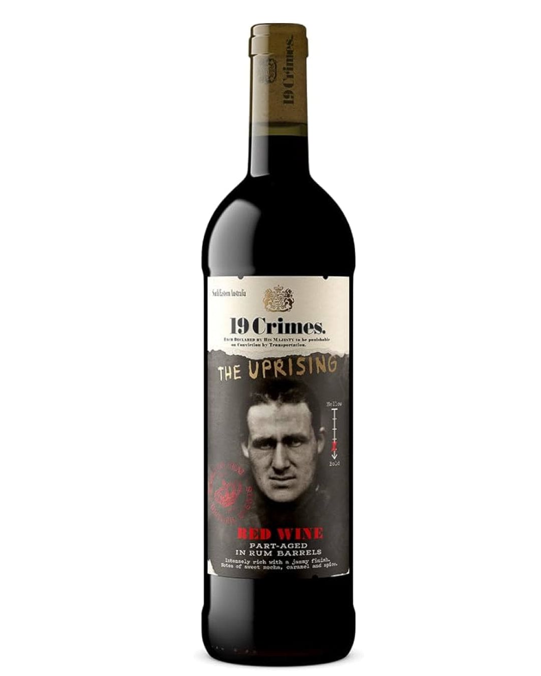 19 Crimes The Uprising Red Wine, 75 cl Red Wine 9311220005661