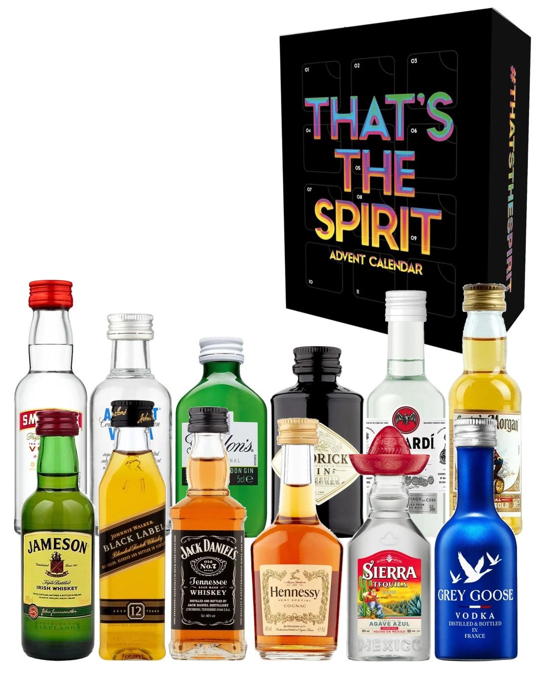 That's the Spirit Spirits of Christmas Advent Calendar, 12 x 5 cl