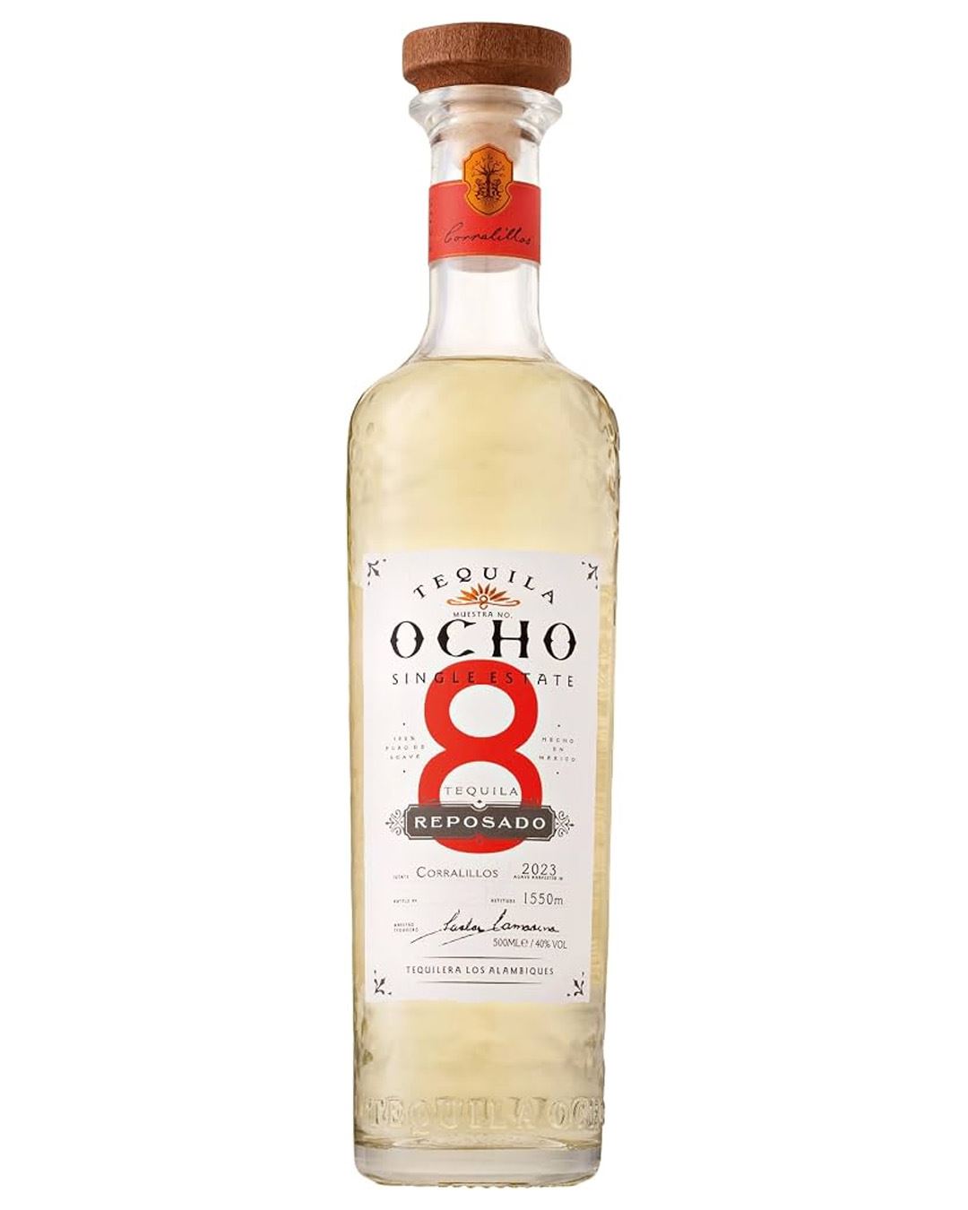 Ocho Reposado Tequila, 50 cl