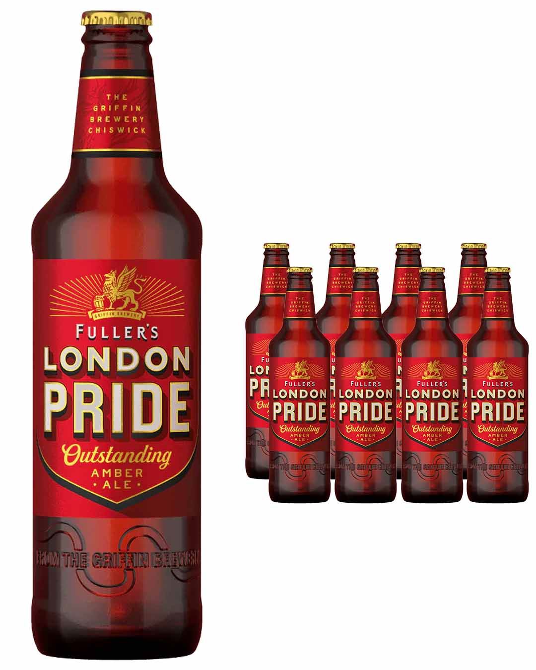 Fullers London Pride Ale Beer Bottle Multipack, 8 x 500 ml