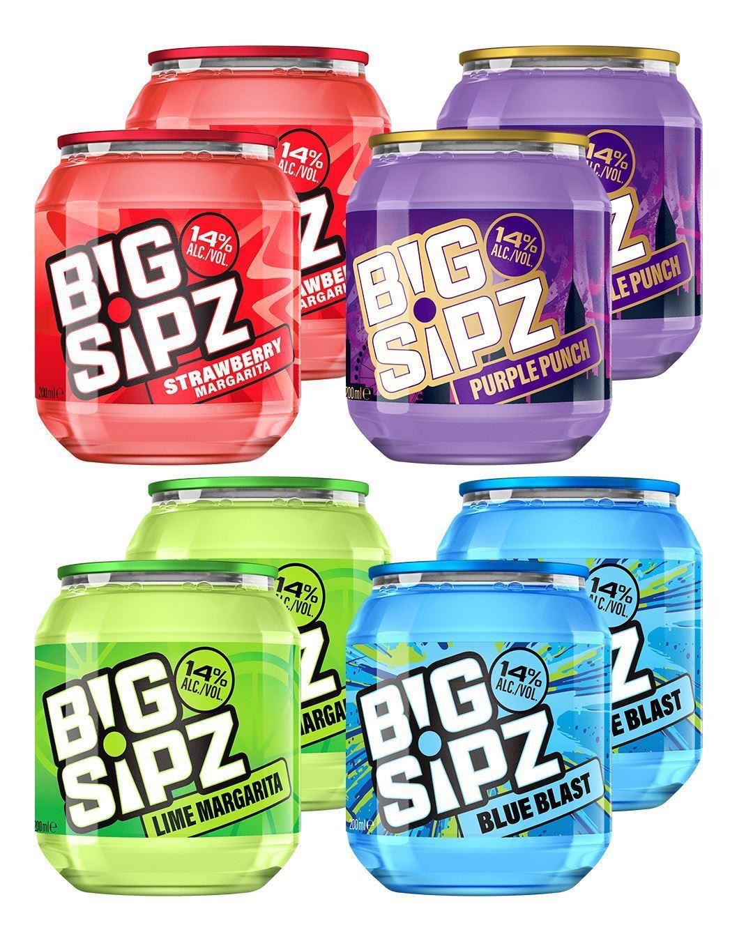 Big Sipz Flavour Multipack, 8 x 200 ml