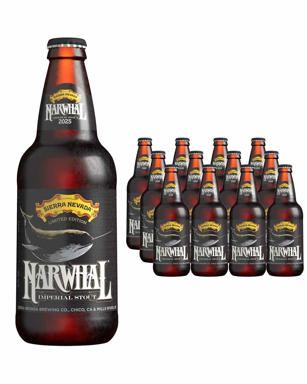 Sierra Nevada Narwhal Imperial Stout Bottle Multipack, 12 x 355 ml
