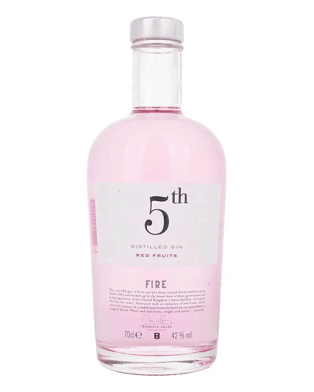 5th Gin Fire, 70 cl Gin 8412145152100