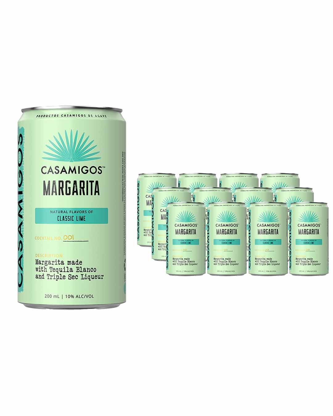 Casamigos Margarita Classic Lime Can Multipack, 12 x 200ml