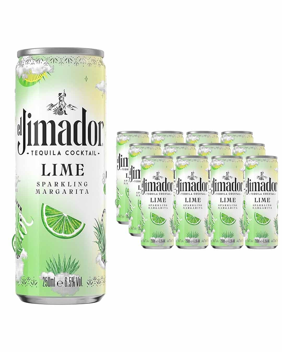 El Jimador Lime Margarita Can Multipack, 12 x 250ml