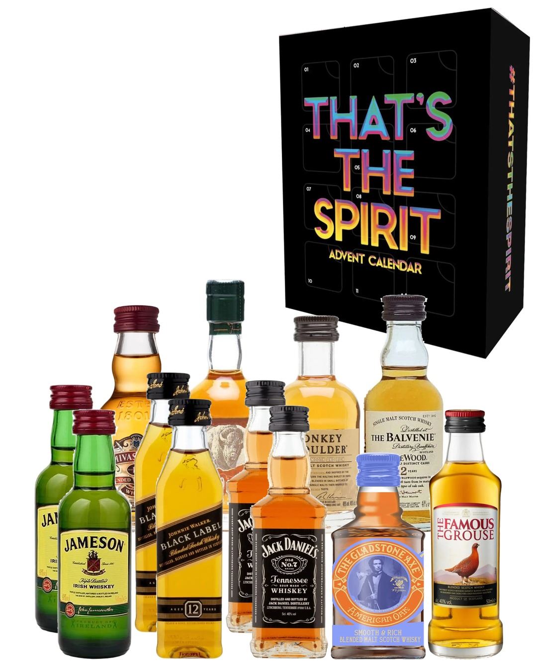 That's the Spirit Whiskies of the World Advent Calendar, 12 x 5 cl