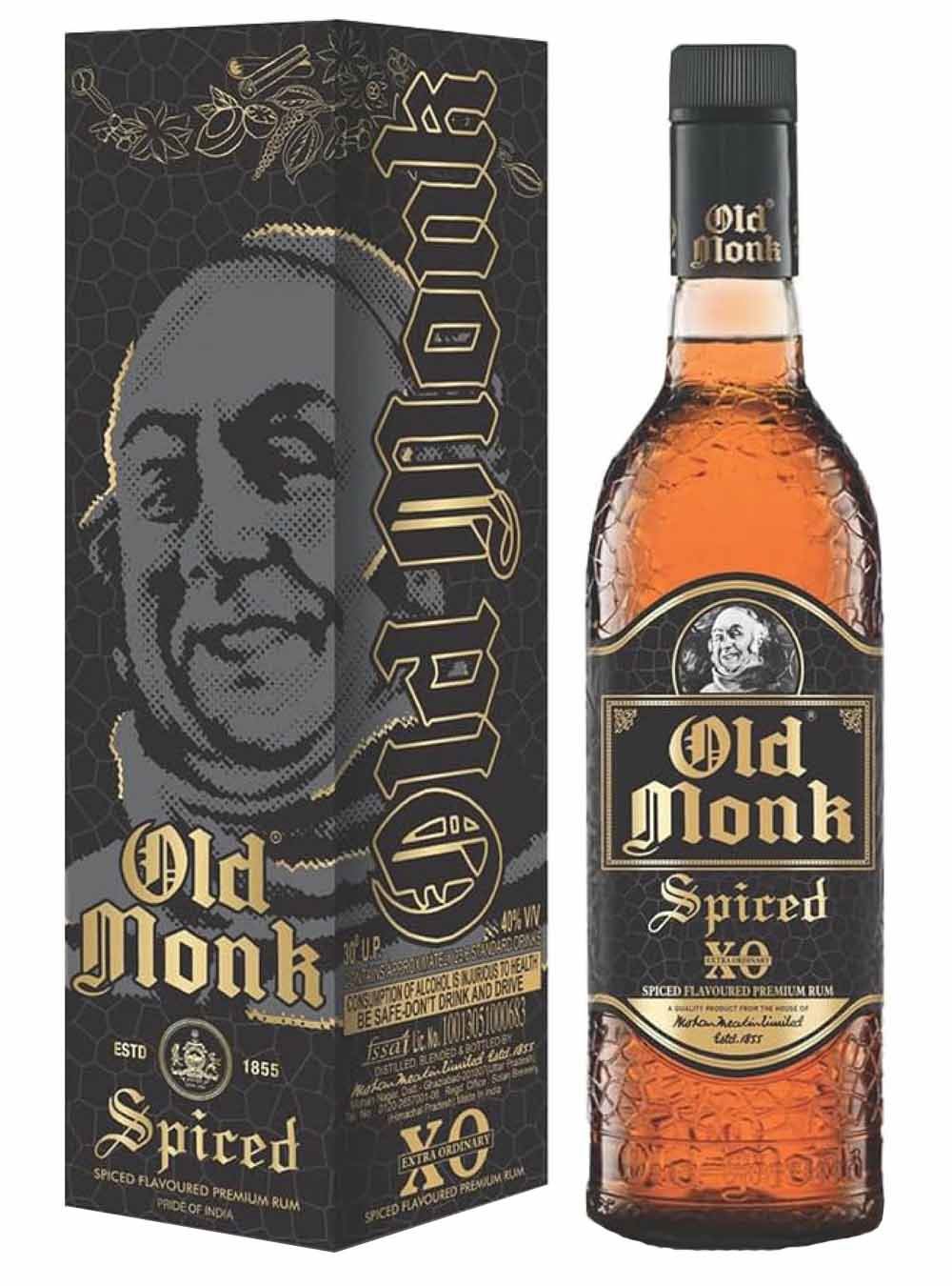 Old Monk XO Spiced Rum, 70 cl