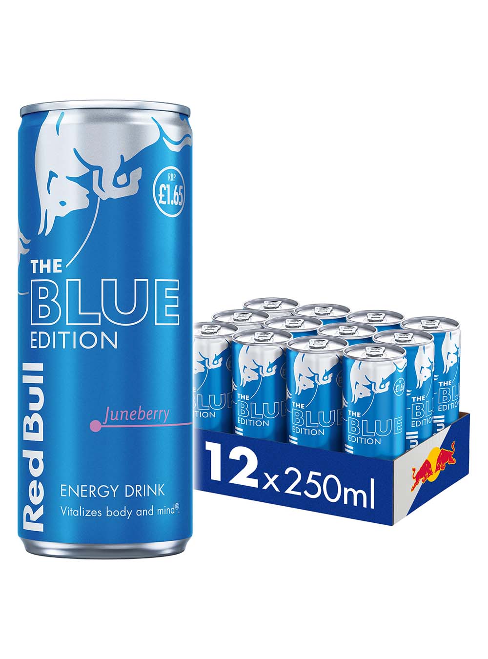 Red Bull The Blue Edition - Juneberry Energy Drink Price Marked Multipack, 12 x 250 ml