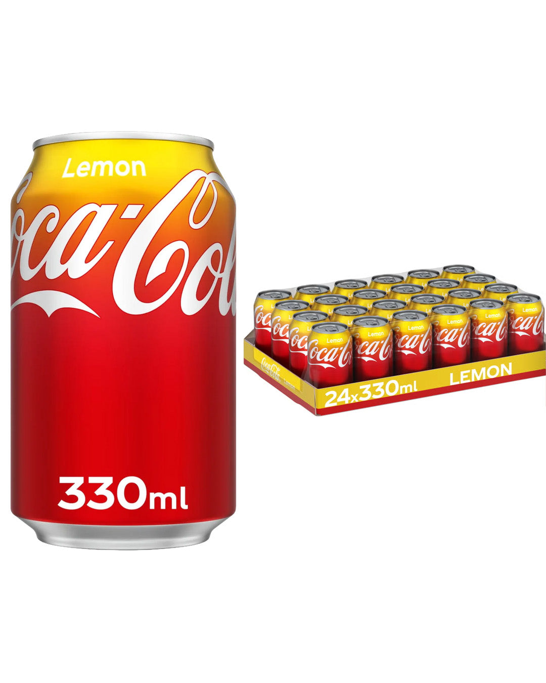 Coca-Cola Lemon Can Multipack, 24 x 330 ml