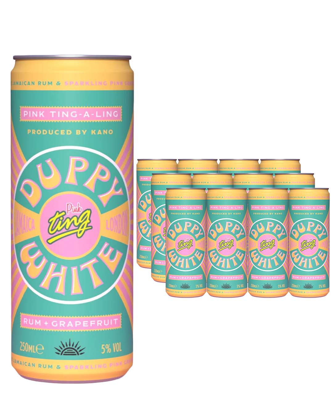 Duppy Share Pink Ting-A-Ling Multipack, 12 x 250 ml