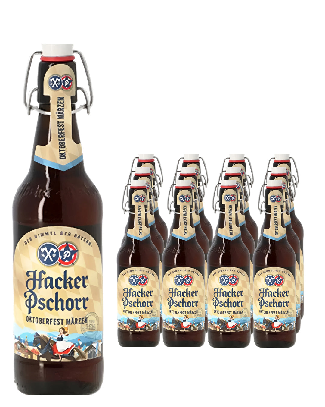 Hacker Pschorr Oktoberfest Beer Multipack, 12 x 500 ml