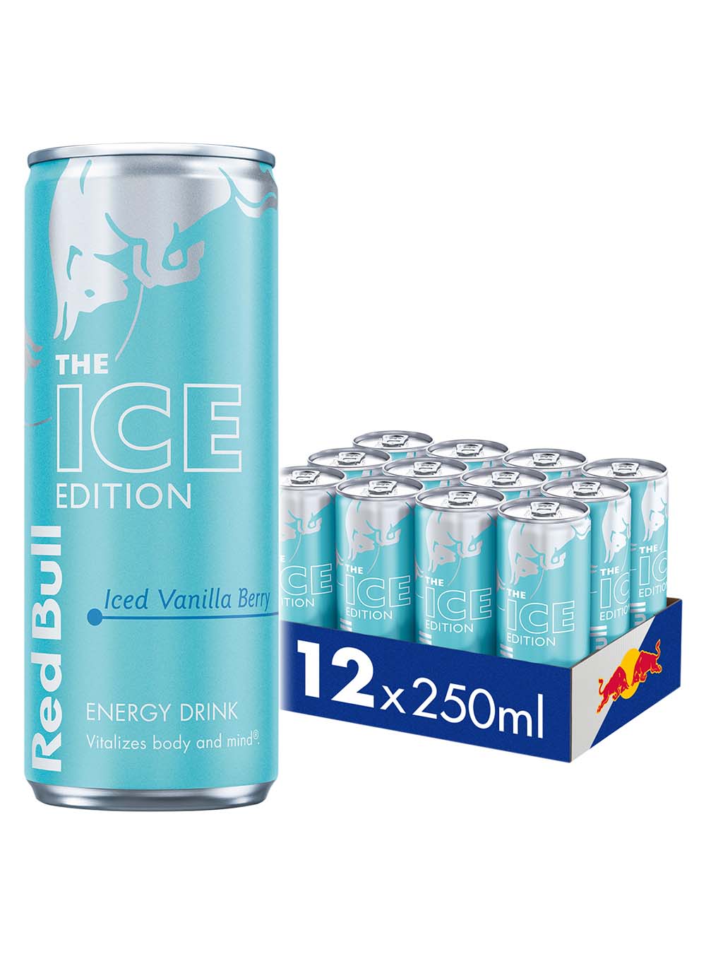 Red Bull The Ice Edition - Iced Vanilla Berry Energy Drink Multipack, 12 x 250 ml