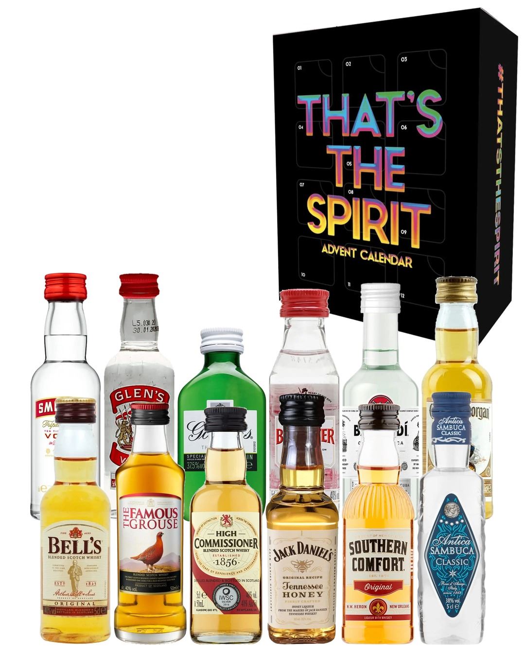 That's the Spirit Spirit Essentials Advent Calendar, 12 x 5 cl