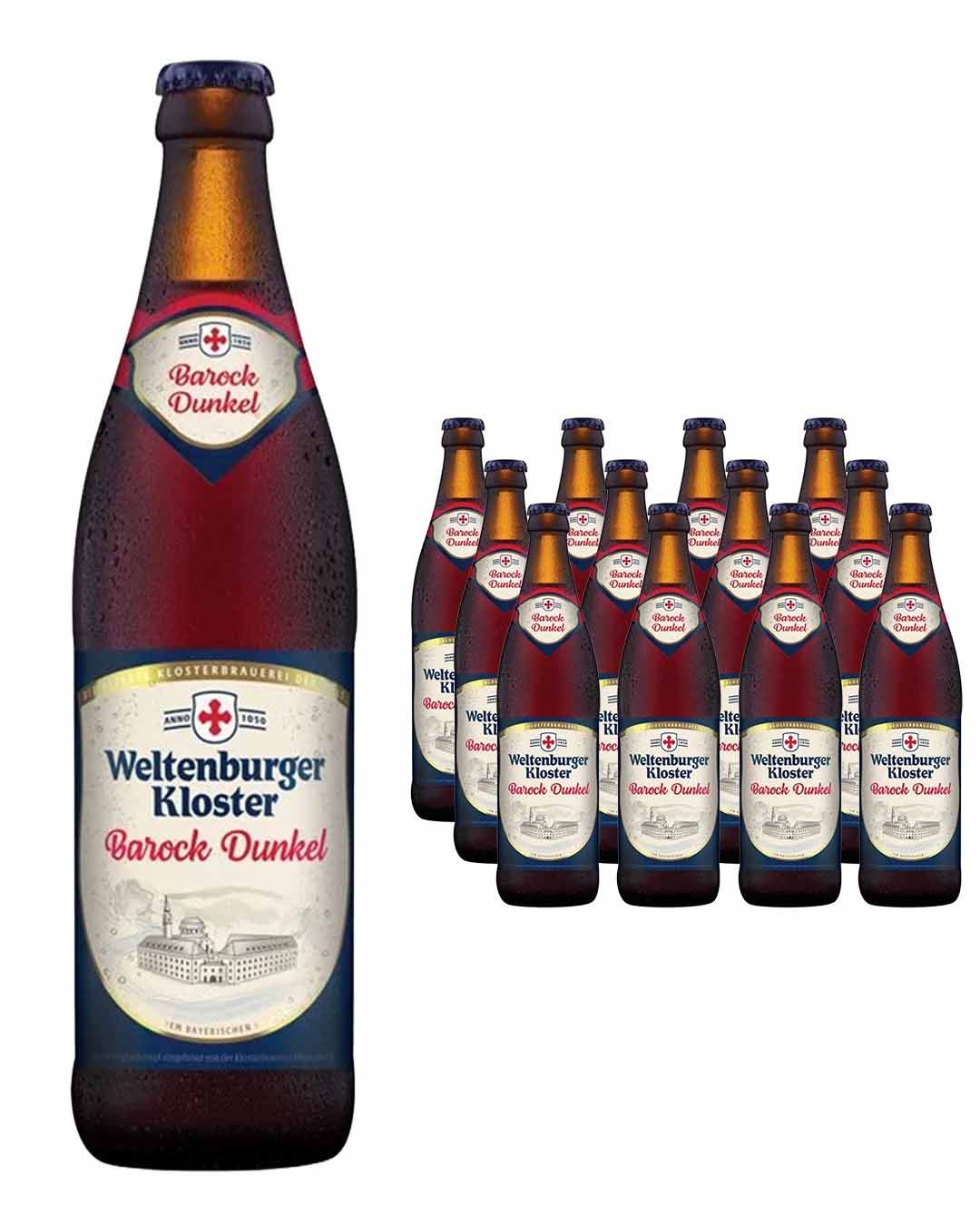 Weltenburger Kloster Barock Dunkel Lager Bottle Multipack, 12 x 500 ml