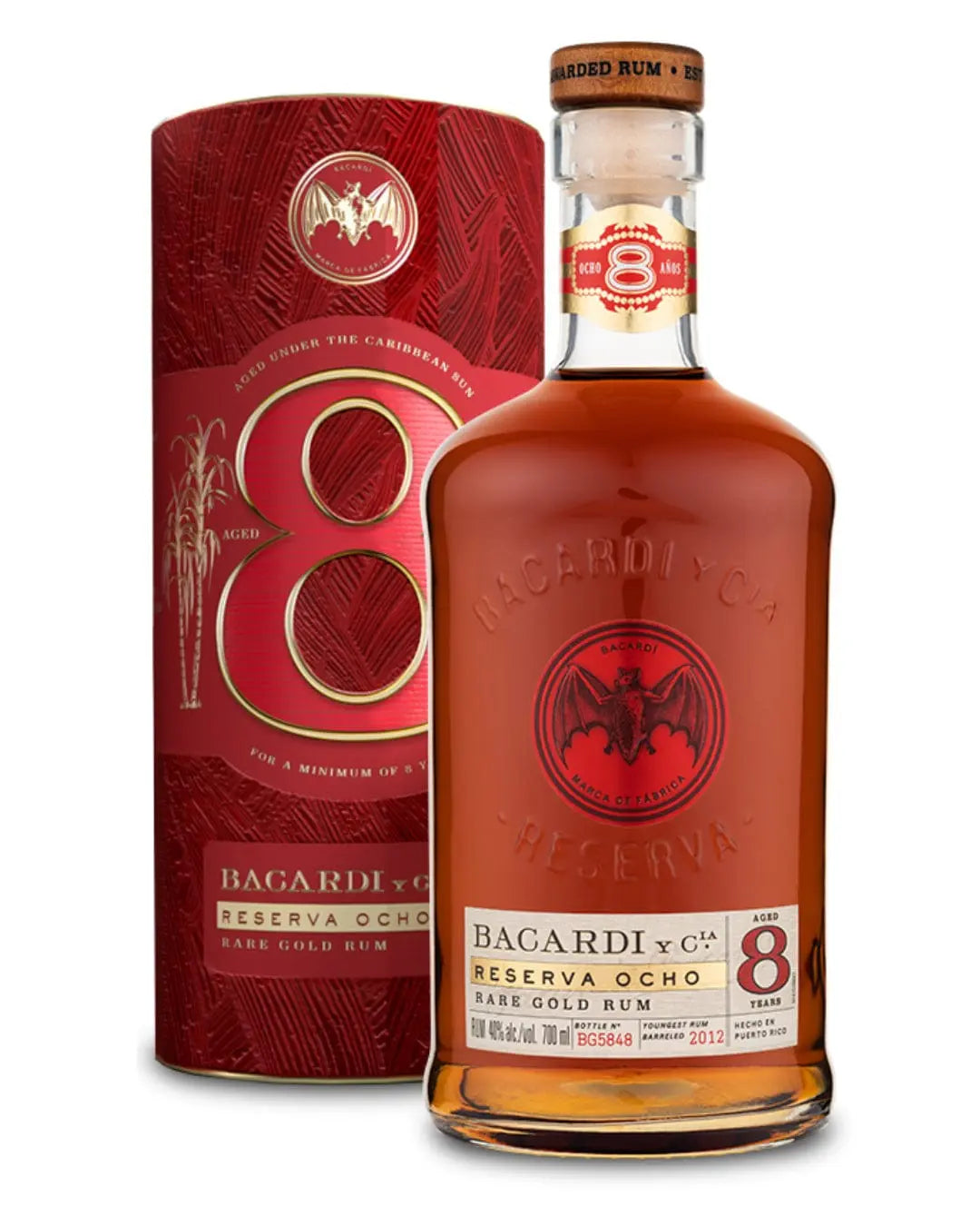 Bacardi Reserva Ocho 8 Year Old Rare Gold Rum, 70 cl Rum