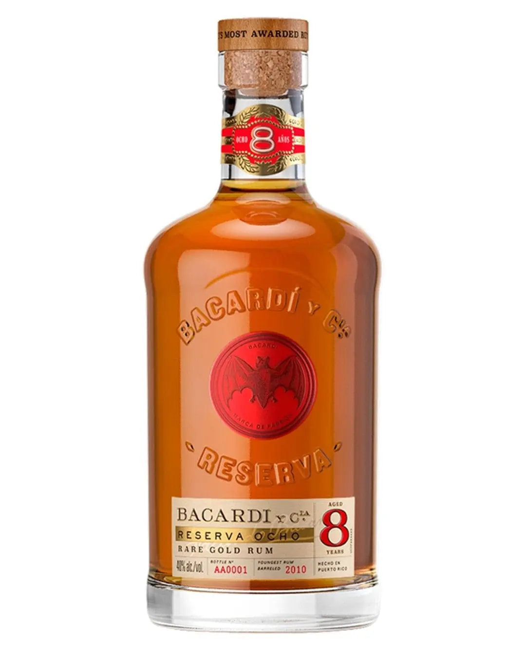 Bacardi Reserva Ocho Rum, 70 cl Rum 5010677105651