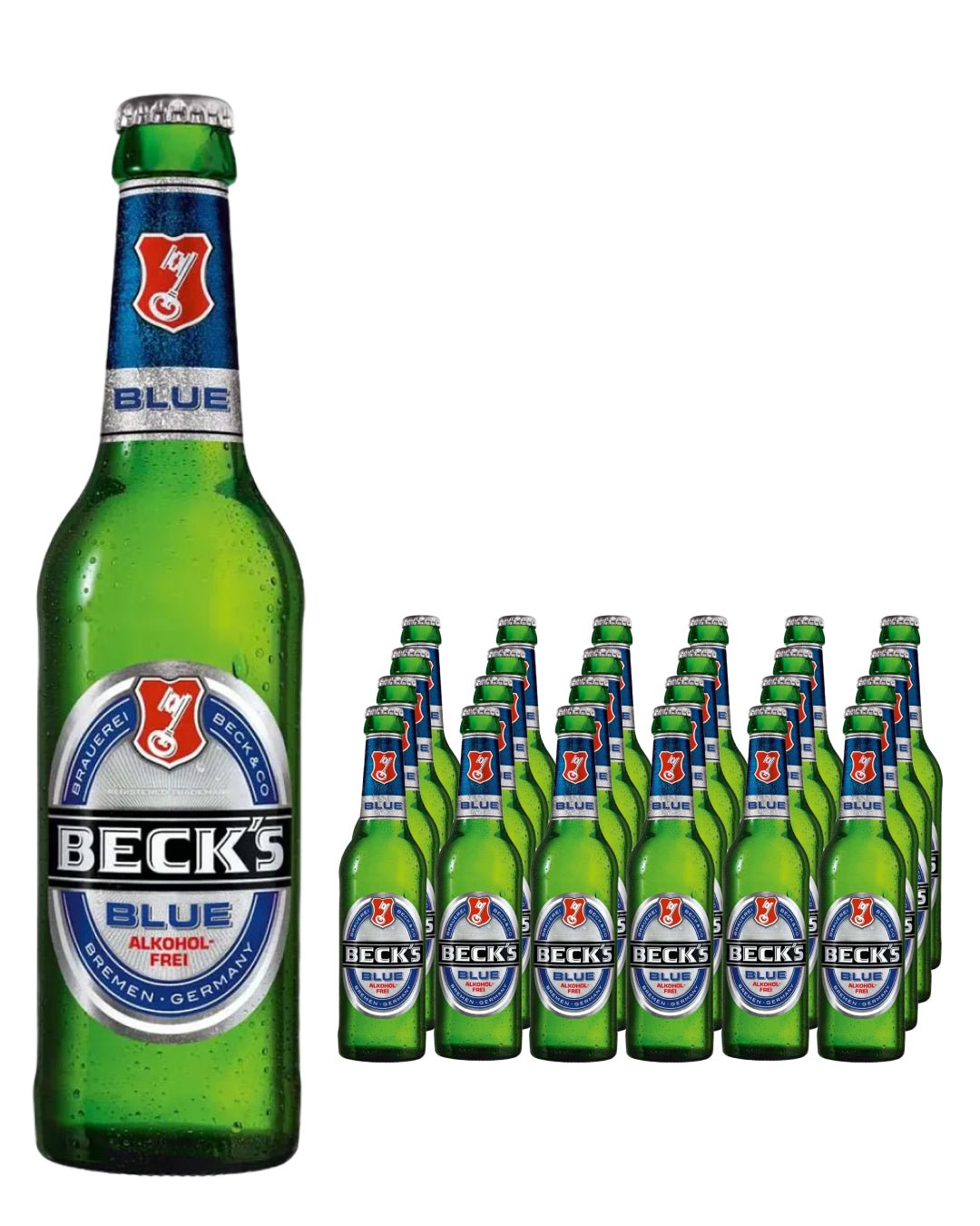 Becks Blue Alcohol Free Beer Bottle Multipack, 24 x 275 ml Beer 4100130024009