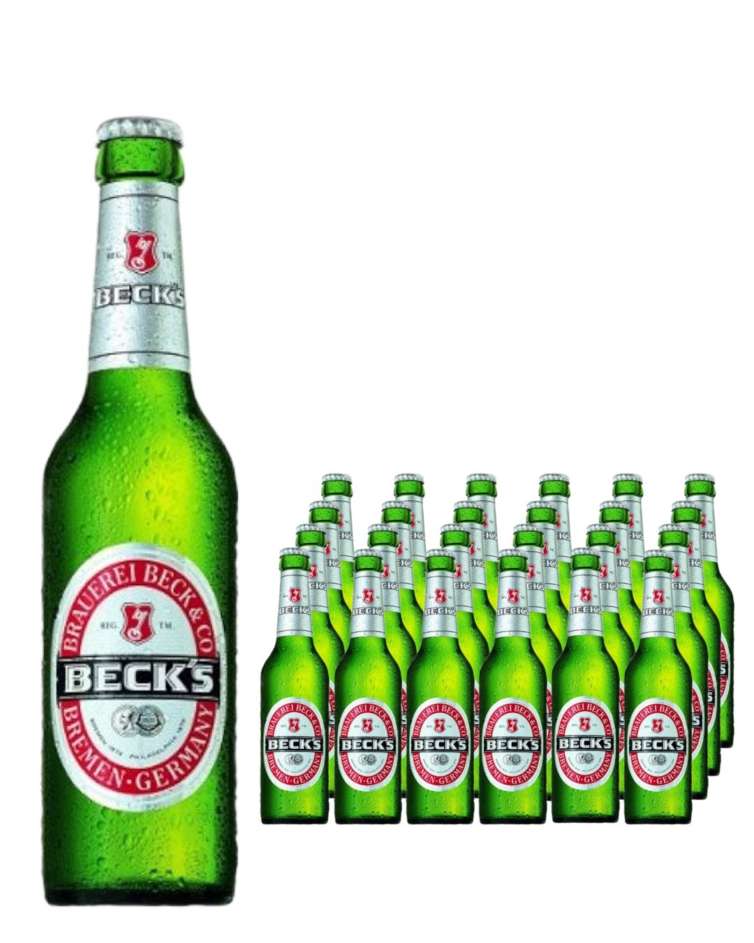 Becks Premium Lager Bottle Multipack, 24 x 275 ml Beer 5014379010879