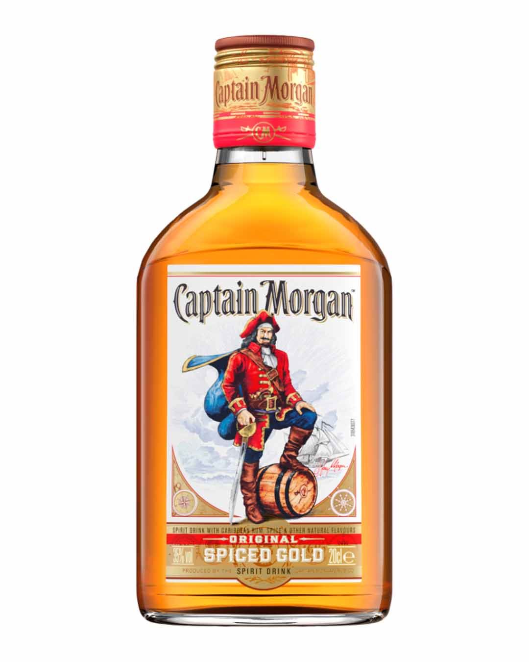Captain Morgan Spiced Gold Rum Small Bottle, 20 cl